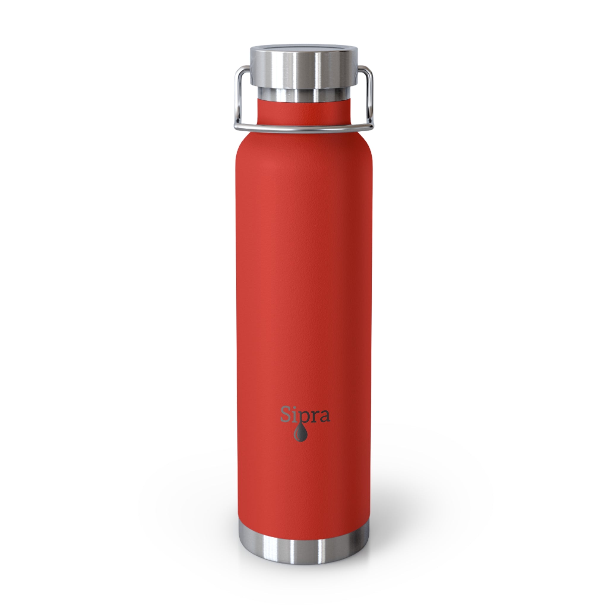 Sipra—22oz Copper Vacuum Insulated Bottle — Stainless Travel Water Thermos