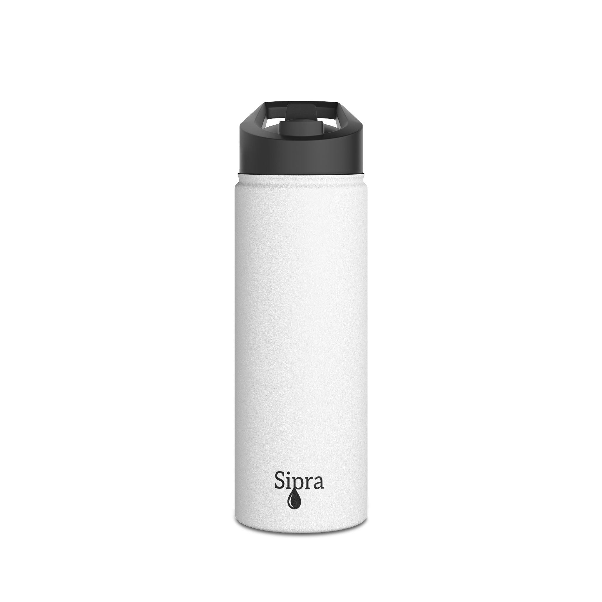 Sipra—White Stainless Steel Water Bottle