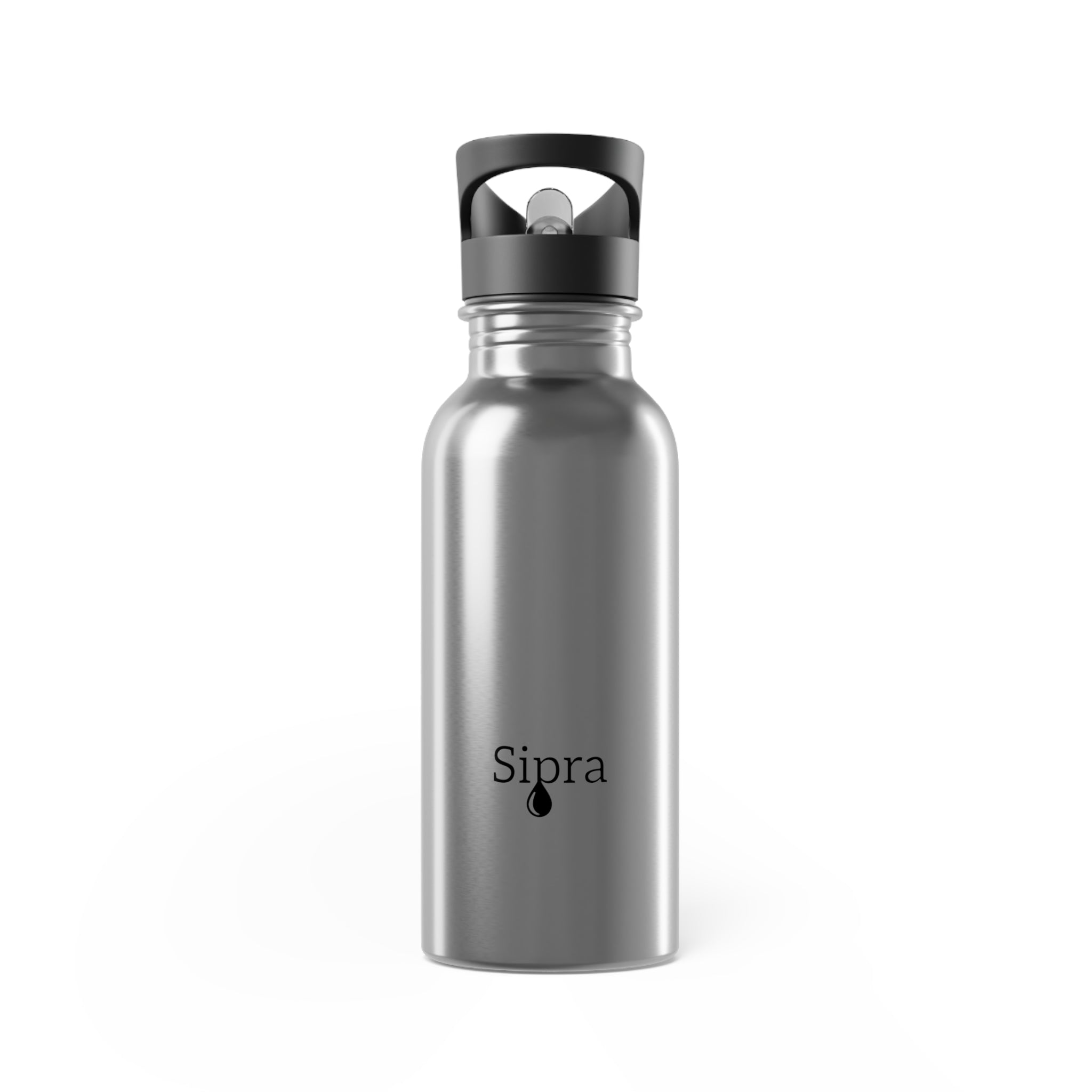 Sipra — Stainless Steel 20oz Water Bottle with Straw