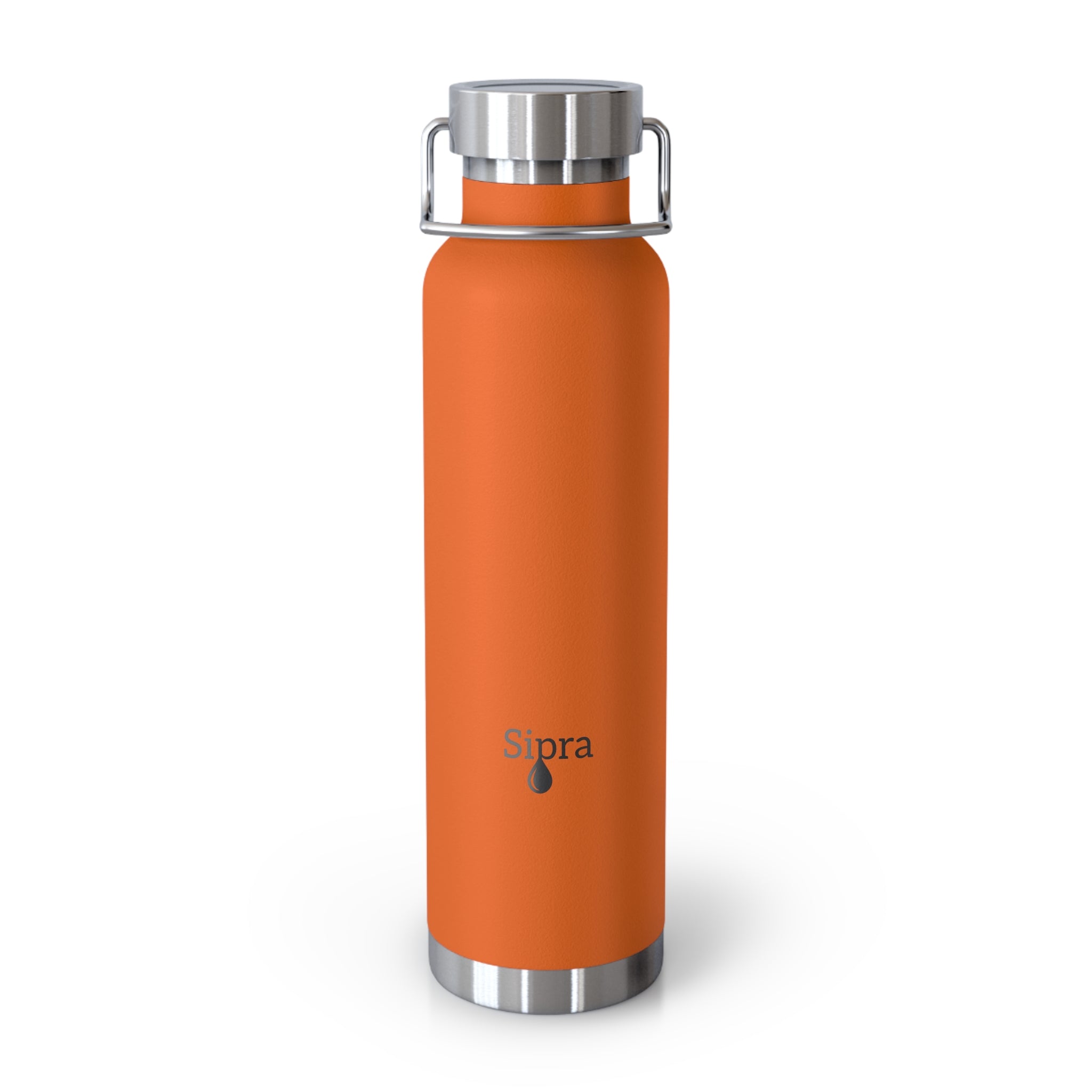 Sipra—22oz Copper Vacuum Insulated Bottle — Stainless Travel Water Thermos
