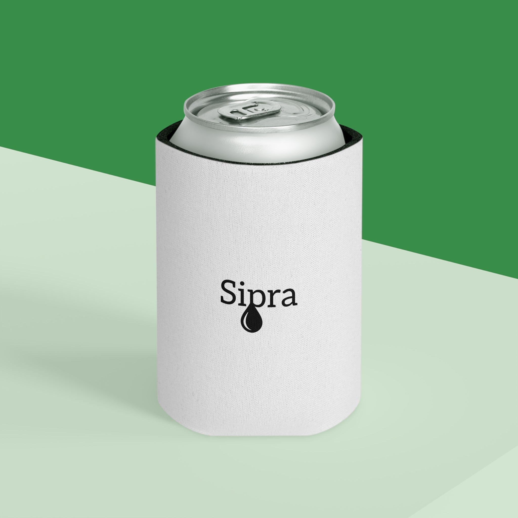 Sipra — Logo Neoprene Beverage Koozie