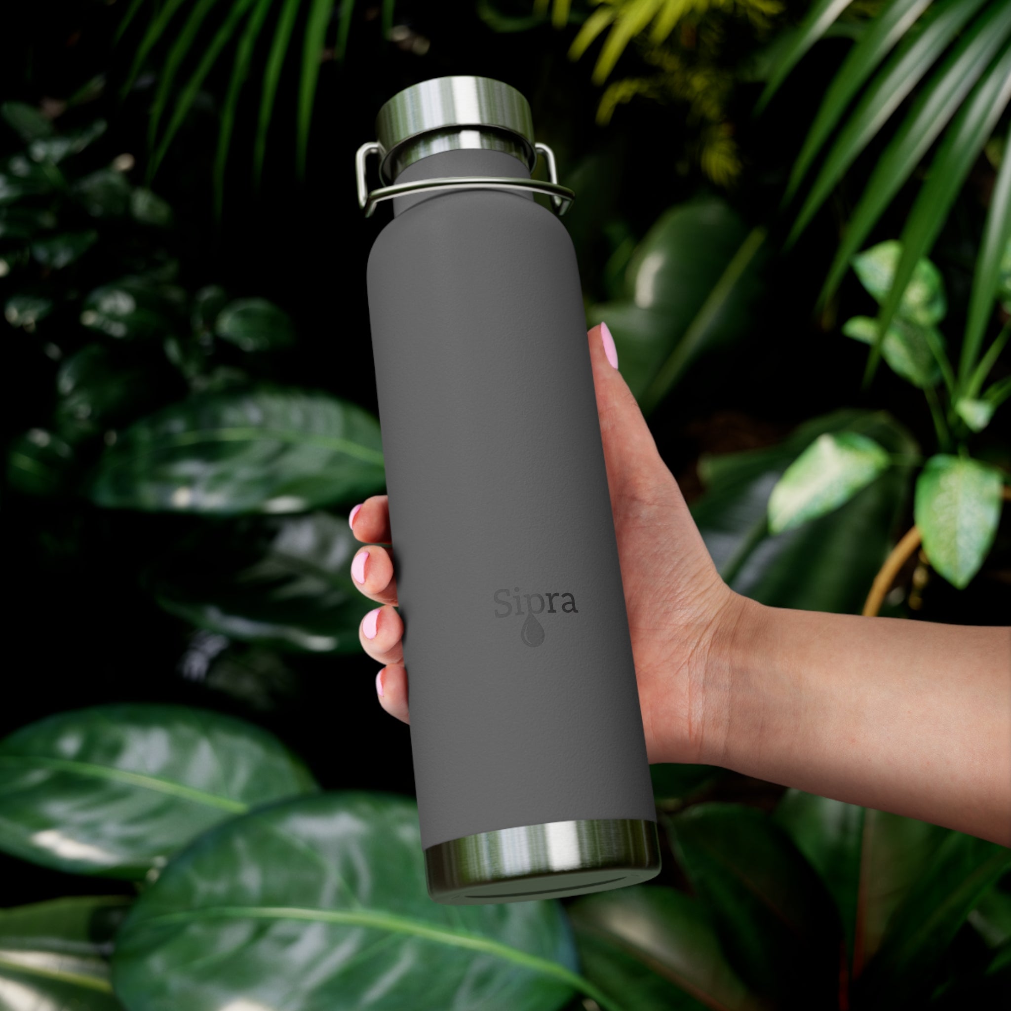 Sipra—22oz Copper Vacuum Insulated Bottle — Stainless Travel Water Thermos