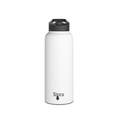Sipra—White Stainless Steel Water Bottle